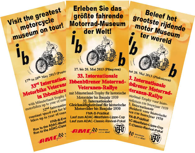 Ein Beispiel für mehrsprachige Flyer